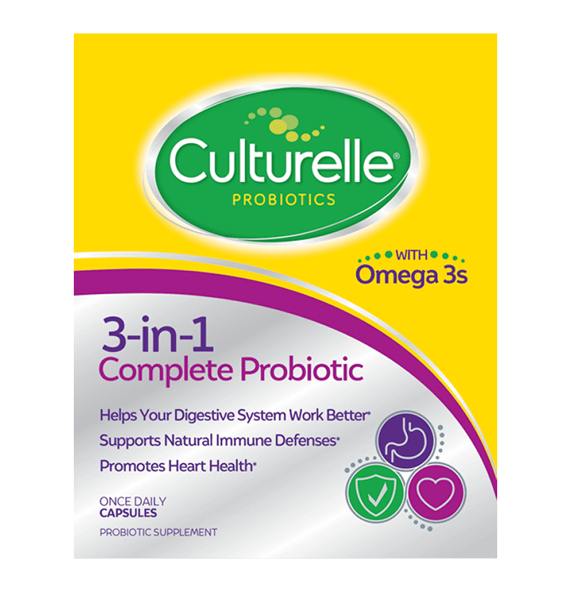 culturelle-3-1-product-box-front Culturelle 3-1 Complete Probiotic Capsule Box Front View