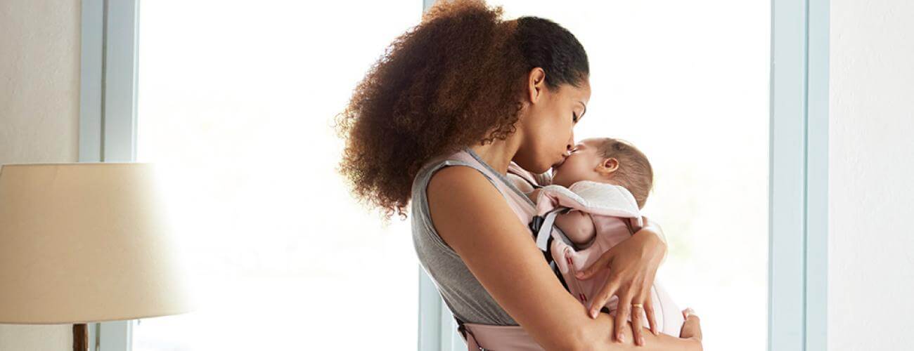 mother holding her newborn