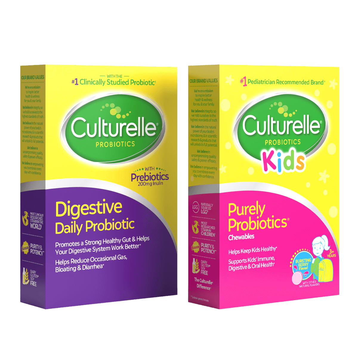 culturelle-probiotic-family-bundle-hero Culturelle digestive daily probiotic and kids purely probiotics packages